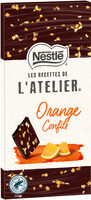 NESTLE L'ATELIER Tablette Chocolat noir orange confite - 100g