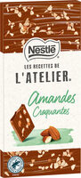 NESTLE L'ATELIER Tablette Chocolat lait amandes croquantes - 100g