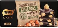 Chocolate negro con avellanas