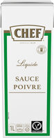 Sauce Poivre CHEF Brique de 1L