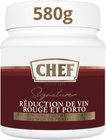 Réduction de vin rouge et Porto CHEF - Pot de 580g