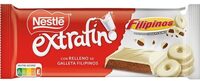 Turrón extrafino con relleno de galleta Filipinos