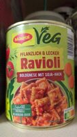 Vegi Ravioli Bolognese mit Soja-Hack