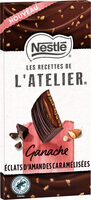 NESTLE L'ATELIER – Tablette Chocolat noir ganache – 130g