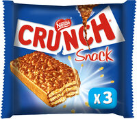 CRUNCH SNACK Barres chocolatées - 3x30g