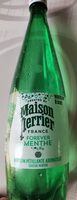 Boisson pétillante aromatisée saveur menthe