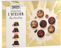 LES RECETTES DE L'ATELIER Les Bouchées Lait et Noir 186g