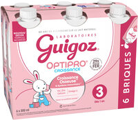 GUIGOZ OPTIPRO 3 Croissance Liquide 6x500ml dès 1 an