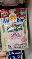 Milky bar jelly and ice cream