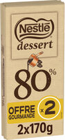 NESTLE DESSERT noir 80% 2x170g