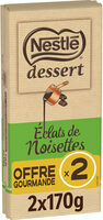 NESTLÉ DESSERT Noir Éclats de Noisettes 2x170g