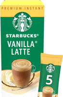 STARBUCKS Spécialités instantanées en stick Latte Vanille 107,5g