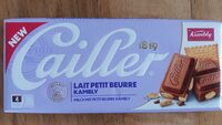 Chocolat au lait des Alpes avec morceaux de biscuits