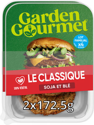 GARDEN GOURMET Le Classique soja et blé duo pack x4 345g