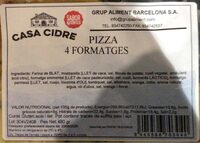 Pizza 4 Formatges