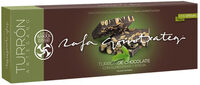 Turrón de chocolate con almendras y stevia