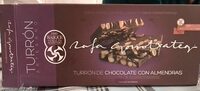 Turrón de chocolate con almendras