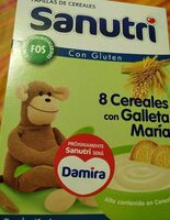 Papilla de 8 cereales con galleta Maria