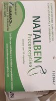 Natalben preconcepcion