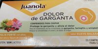 Comprimidos dolor de garganta sabor suave balsámico