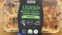 Lasagna espinacas y requesón