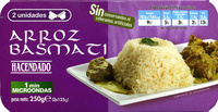 Arroz cocido basmati