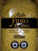 Fideo al huevo