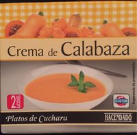 Crema de calabaza