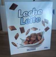 Cereales rellenos de leche