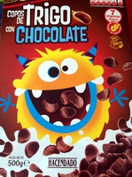 Copos de trigo con chocolate
