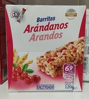 Barritas arándanos