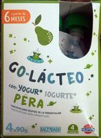 Go-Lácteo con yogur de pera