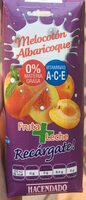 Fruta + leche melocoton albaricoque