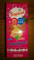 Zumo de frutas tropical + Leche