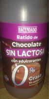Batido de chocolate sin lactosa