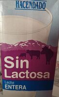 Leche entera sin lactosa