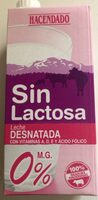Leche desnatada sin lactosa