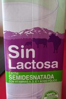 Leche semidesnatada sin lactosa