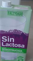 Leche sin lactosa semidesnatada