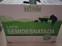 Leche semides atada UHT vaca