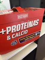 Leche desnatada proteínas sin lactosa