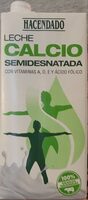Leche calcio semidesnatada