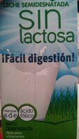 Leche semidesnatada sin lactosa