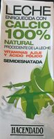 Leche enriquecida con calcio 100% natural semidesnatada