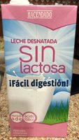 Leche desnatada sin lactosa