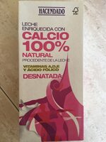 Leche enriquecida con calcio