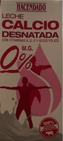 Leche calcio desnatada