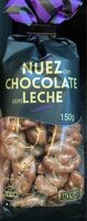 Nuez con chocolate con leche