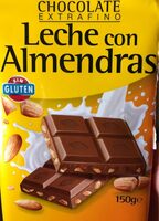 Chocolate con leche con almendras