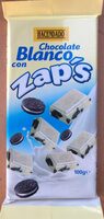 Chocolate blanco con zap's